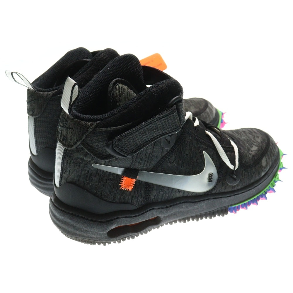 NIKE(ナイキ) ×Off-White AIR FORCE 1 MID オフホワイト エアフォース1 ミッドカットスニーカー レディース ブラック US11/29cm DO6290-001