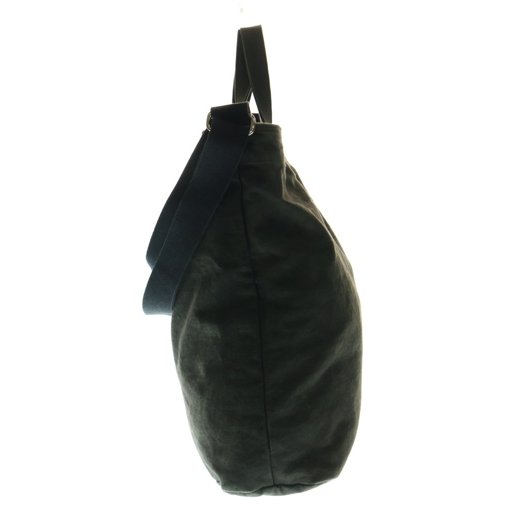 STUSSY(ステューシー) CANVAS CROSSBODY BAG キャンバス生地 ロゴデザイン クロスボディーバック トートバッグ ブラック