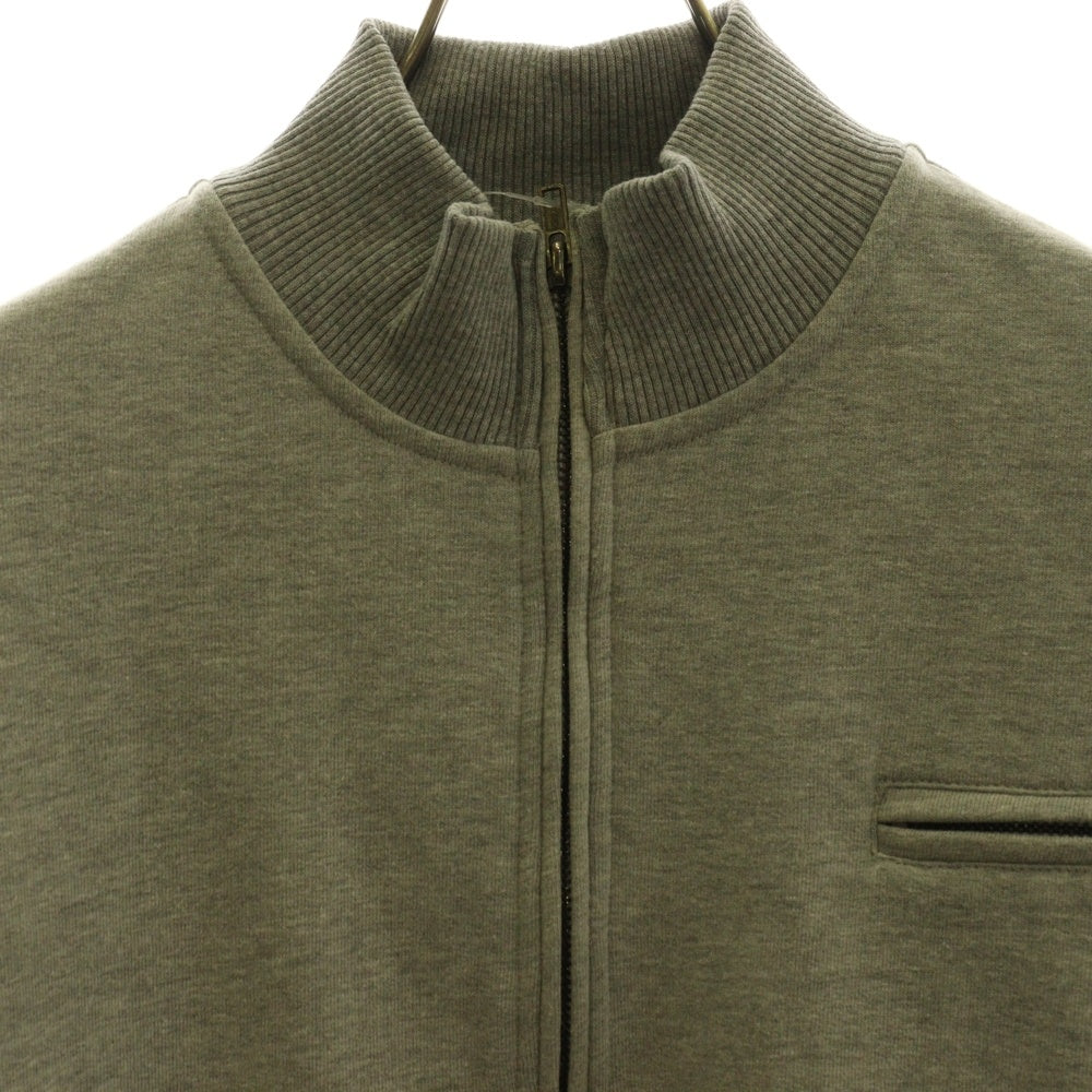 WILLY CHAVARRIA(ウィリーチャバリア) 胸ジップポケット ハーフジップ オーバーサイズ 半袖Tシャツ グレー