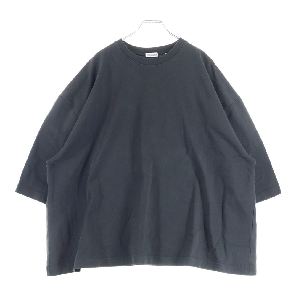 WILLY CHAVARRIA(ウィリーチャバリア) オーバーサイズ クルーネック カットソー 半袖Tシャツ ブラック