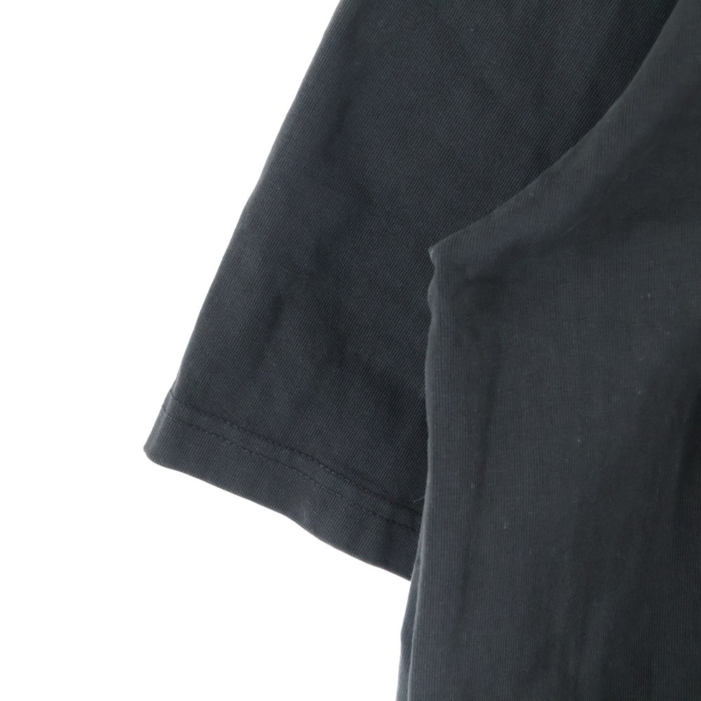 WILLY CHAVARRIA(ウィリーチャバリア) オーバーサイズ クルーネック カットソー 半袖Tシャツ ブラック