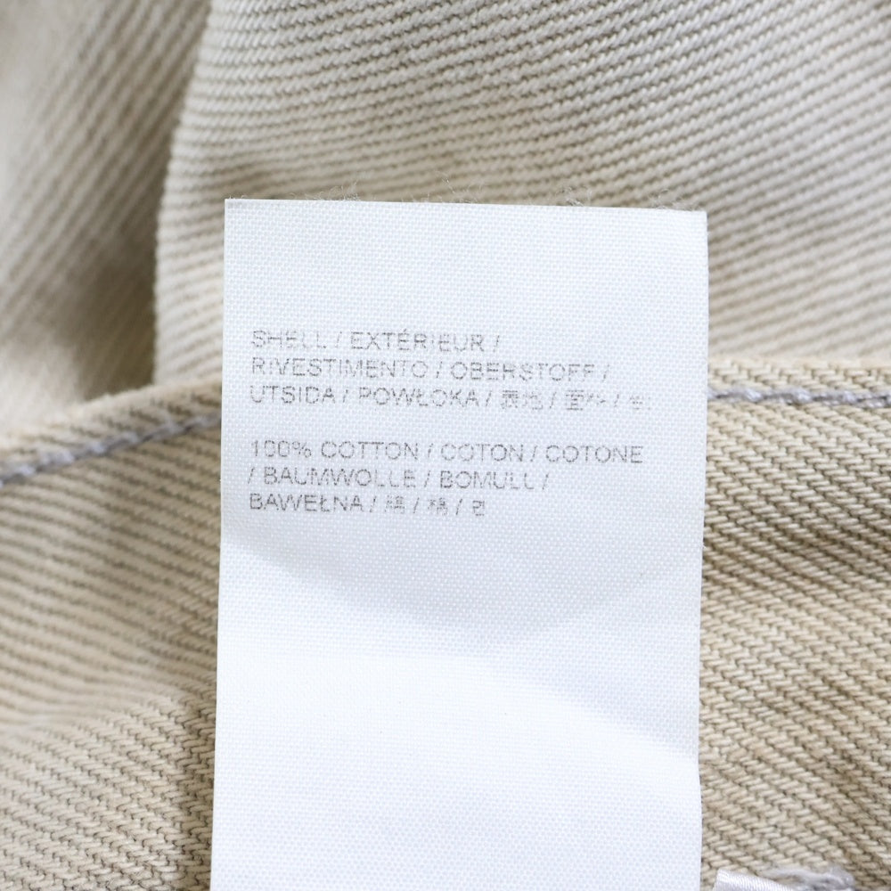 eytys(エイティーズ) ロゴデザインバッグポケット マルチポケット ボタンフライ デニムパンツ ホワイト A039002