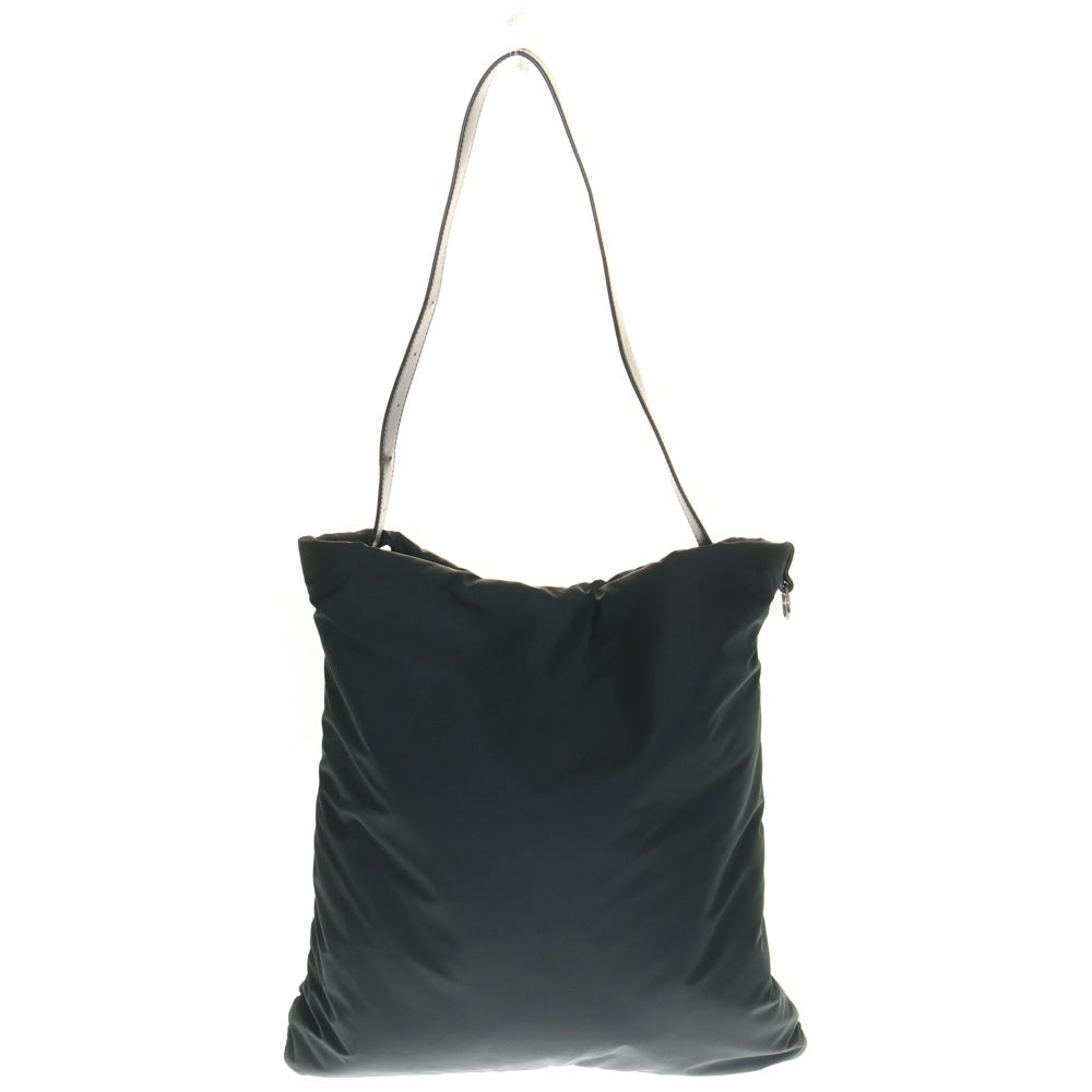 TTT_MSW(ティーモダンストリートウェア) PADDED SHOULDER BAG パデッド レザーストラップ ショルダー ナイロンバッグ ブラック