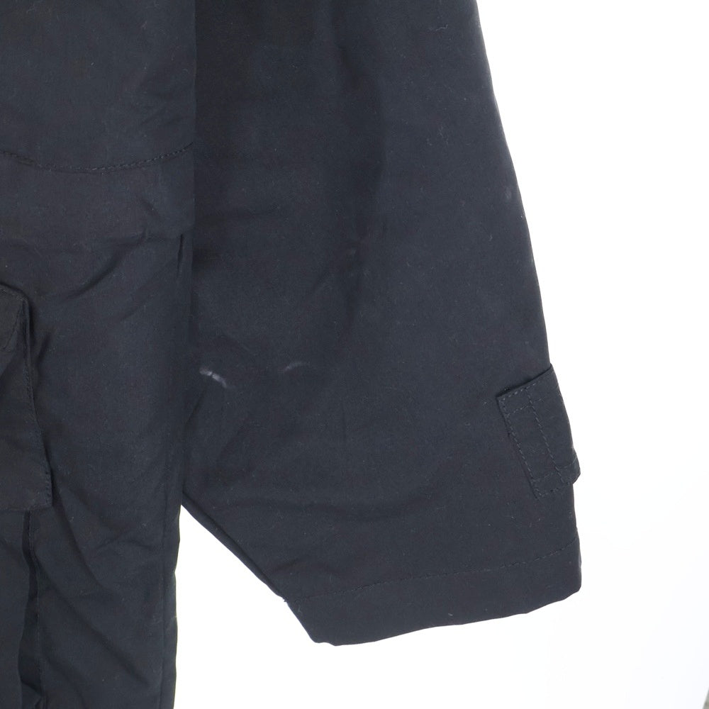 WILLY CHAVARRIA(ウィリーチャバリア) マルチフラップポケット ジップアップ コットン パテットコート ブラック