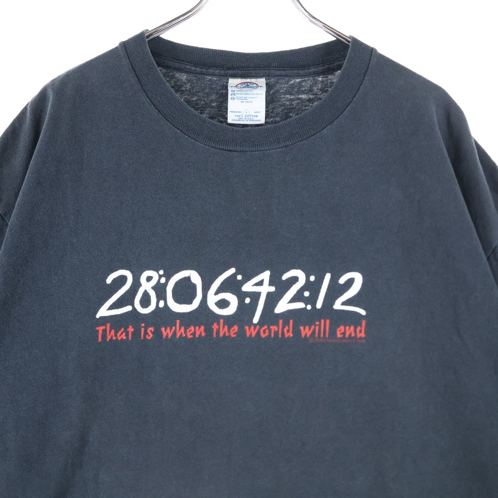 VINTAGE(ヴィンテージ) 00S VINTAGE Donnie Darko The World Will End Movie Promo Tee ドニーダーコ ムービー プリントTシャツ 半袖カットソー ブラック