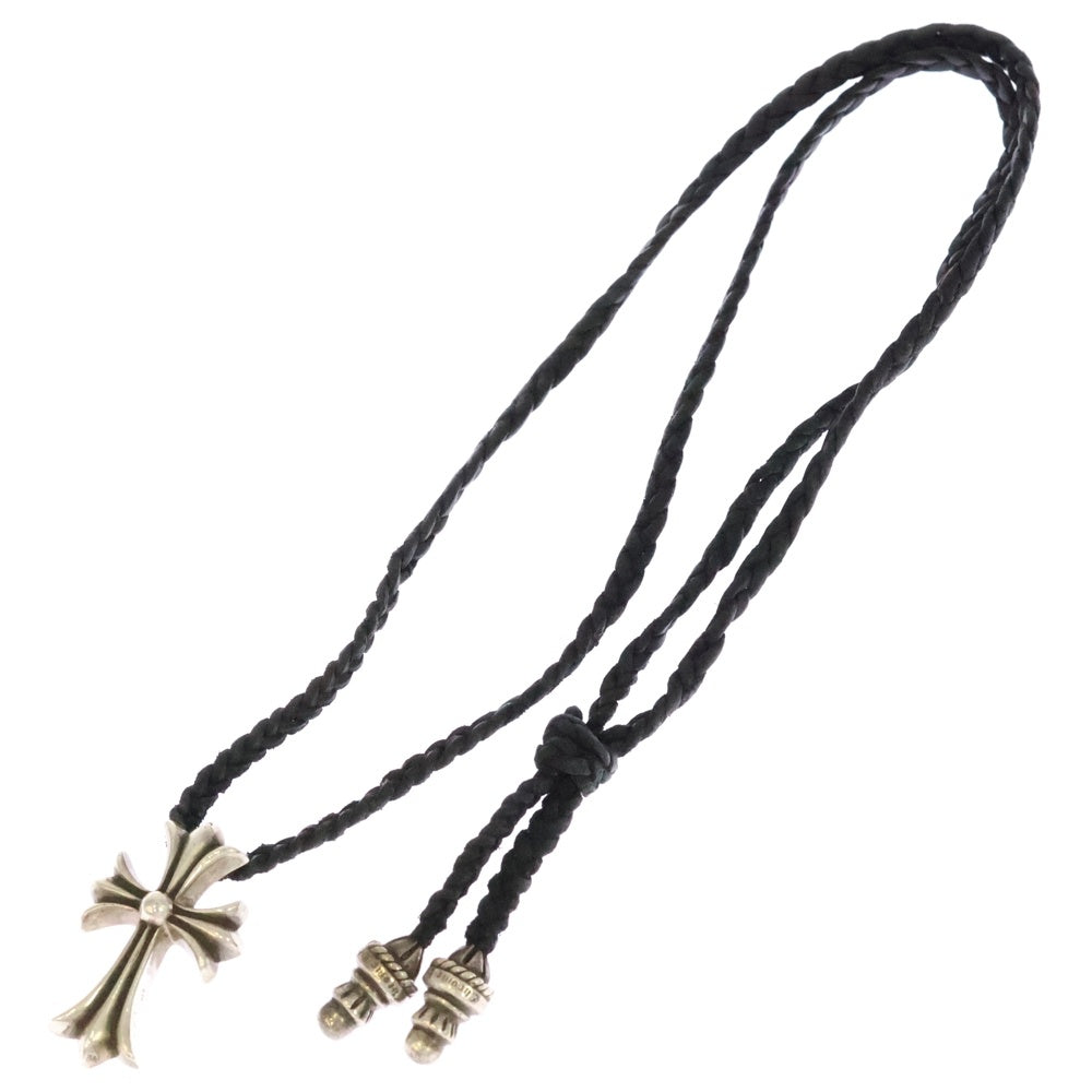 CHROME HEARTS(クロムハーツ) CH CRS SMLスモールCHクロス BC ボロチップブレイド ネックレス シルバー BCA220