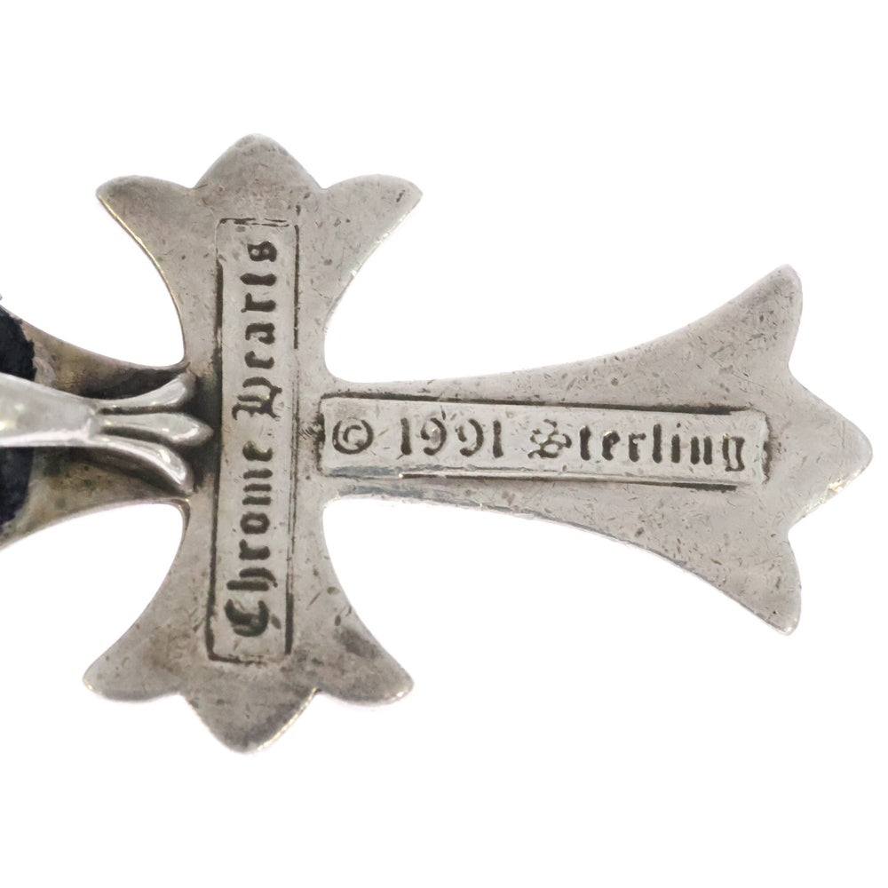 CHROME HEARTS(クロムハーツ) CH CRS SMLスモールCHクロス BC ボロチップブレイド ネックレス シルバー BCA220