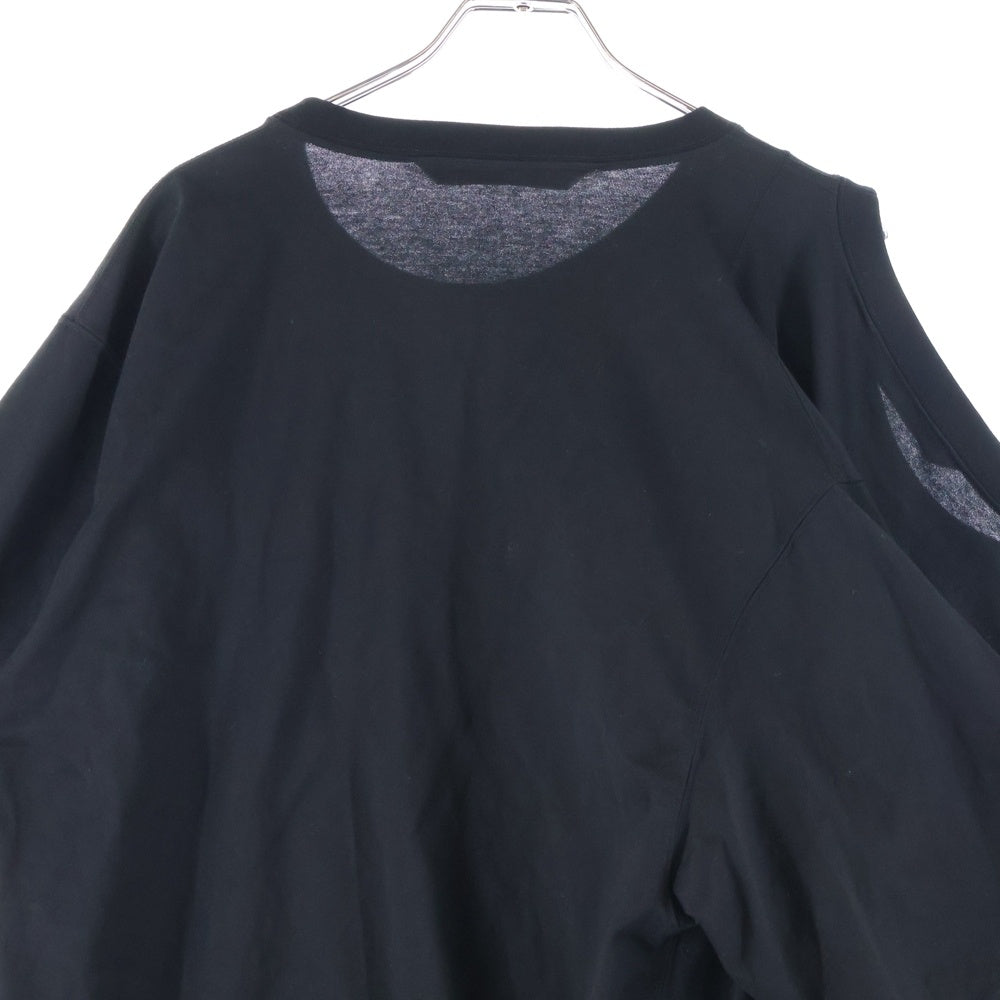 JOHN LAWRENCE SULLIVAN(ジョンローレンスサリバン) 25SS TWIN SPEAK DOCKING T-SHIRT ツイン スピーク ドッキング Tシャツ 半袖 カットソー ブラック 5A005‐0325‐17