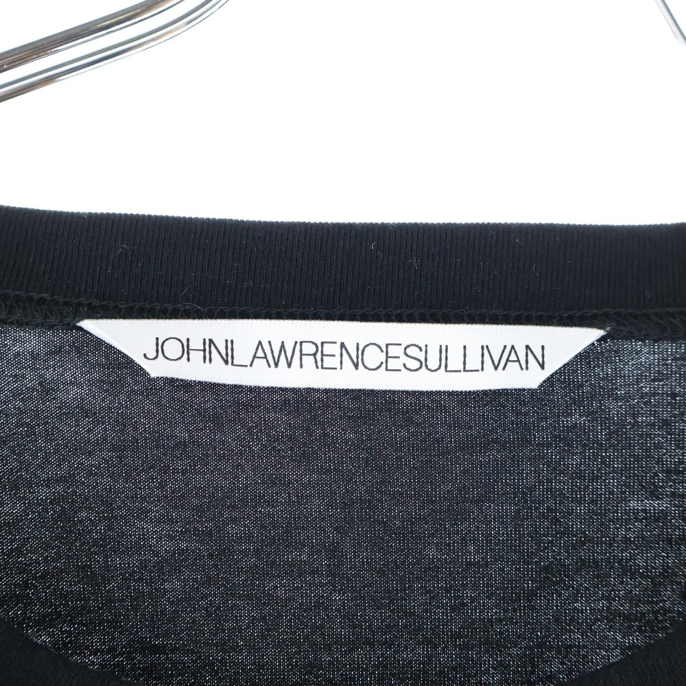 JOHN LAWRENCE SULLIVAN(ジョンローレンスサリバン) 25SS TWIN SPEAK DOCKING T-SHIRT ツイン スピーク ドッキング Tシャツ 半袖 カットソー ブラック 5A005‐0325‐17