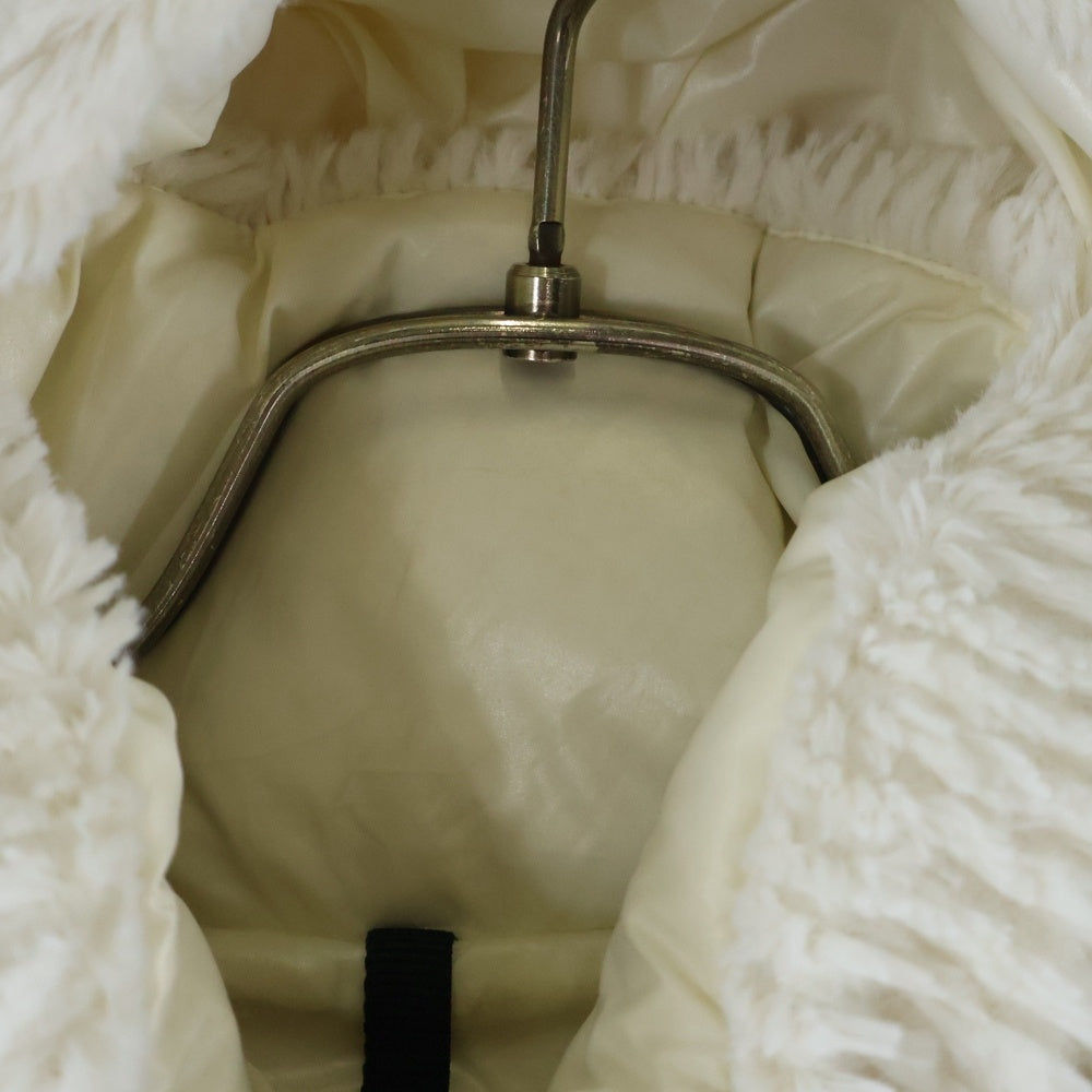 MONCLER(モンクレール) 22AW DAOS ダオス スナップボタン ブラッシュド フーデットダウンジャケット ホワイト レディース H20931A00146