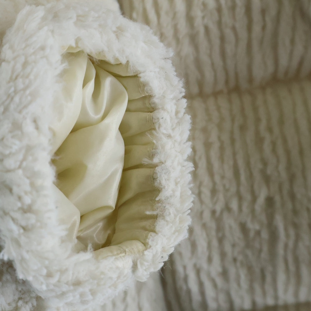 MONCLER(モンクレール) 22AW DAOS ダオス スナップボタン ブラッシュド フーデットダウンジャケット ホワイト レディース H20931A00146