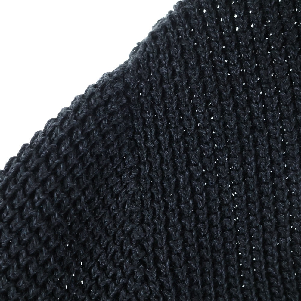 LACOSTE(ラコステ) 胸ロゴデザイン クルーネック ニット セーター ブラック AH004J-99