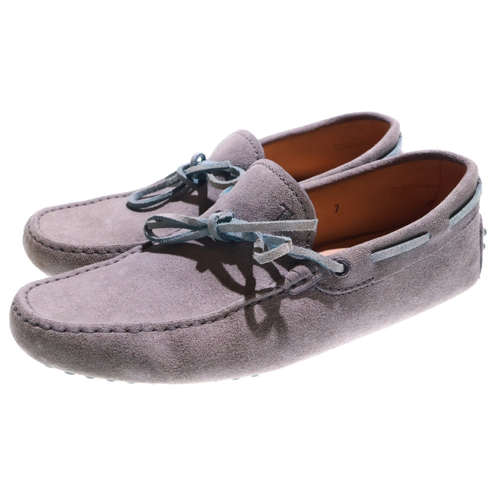 TOD'S(トッズ) GOMMINO ゴンミーニ スウェード ローカットドライビングシューズ グレー