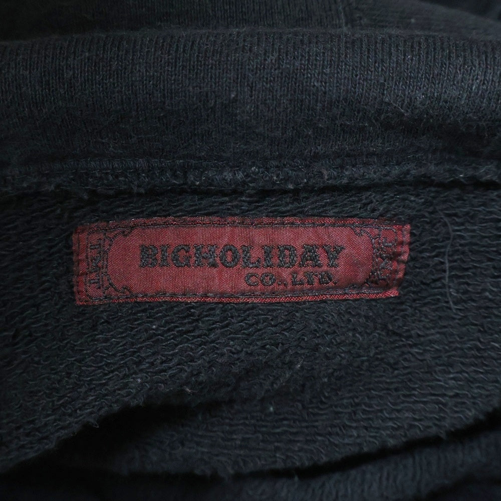 T.M.T(ティーエムティー) YOURS フロントロゴデザイン カンガルーポケット フーデッド スウェット パーカー ブラック