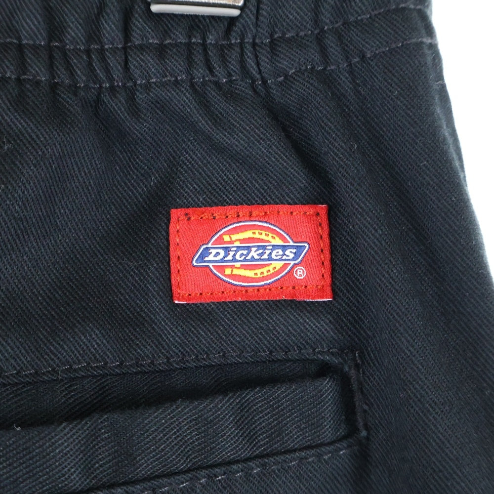 Dickies(ディッキーズ) マルチポケット ベルト付き ジップアップ ストレッチパンツ ブラック 1410-2780