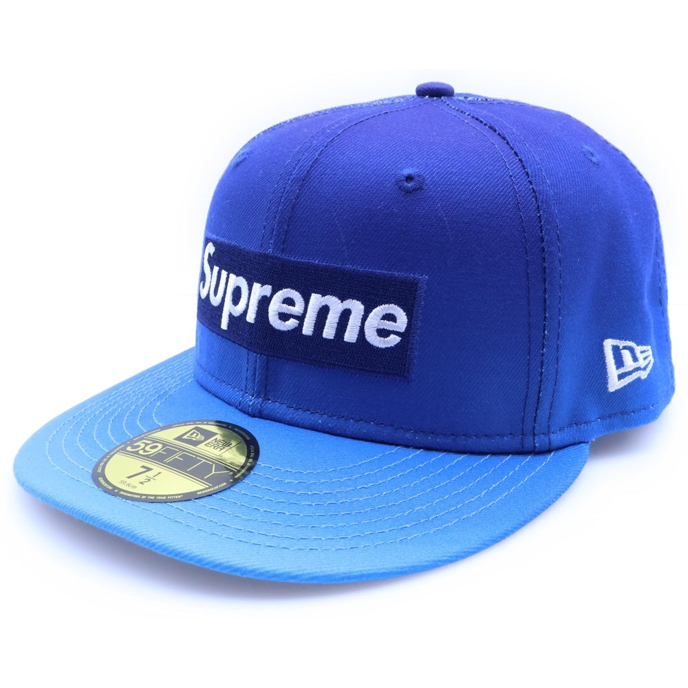SUPREME(シュプリーム) 23SS × NEW ERA Gradient Box Logo ニューエラ グラディエント ボックス ロゴ ベースボールキャップ 帽子 ブルー