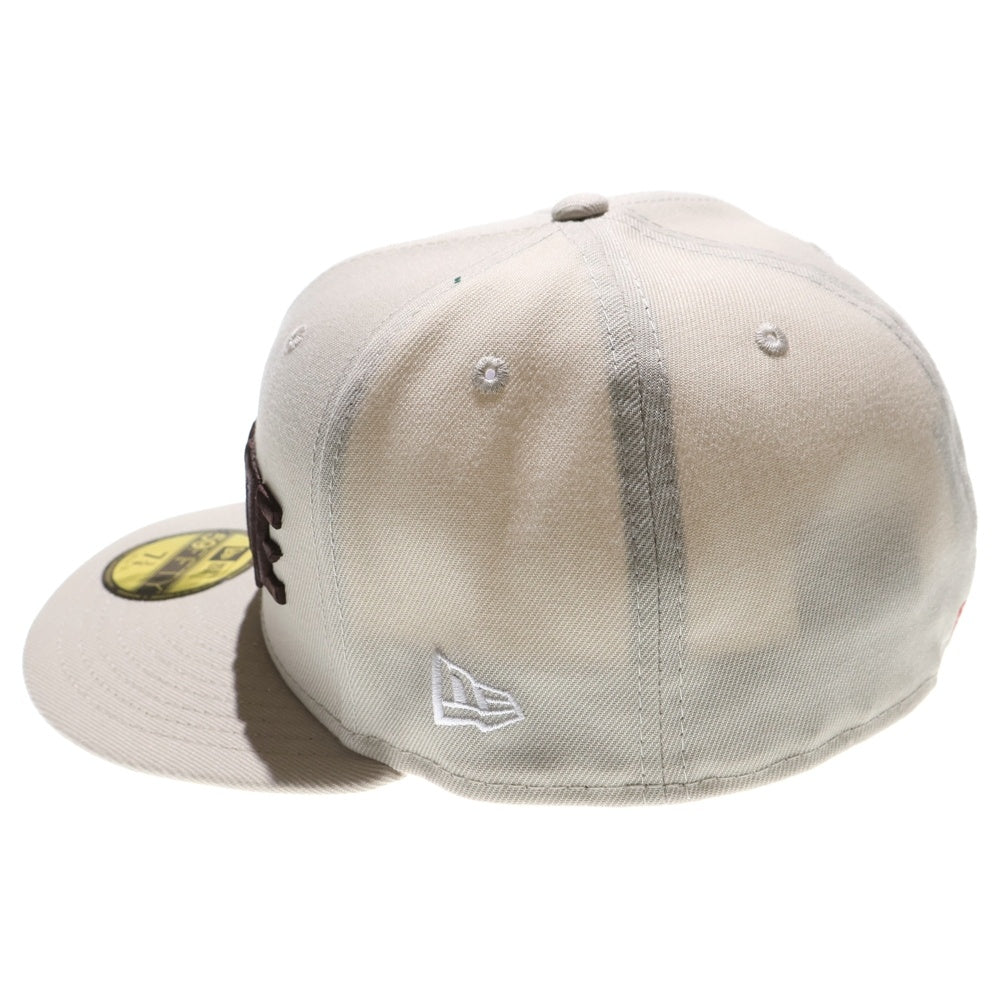 SUPREME(シュプリーム) 24AW × NEW ERA Mister Cartoon ミスター カートゥーン アート ロゴ ベースボールキャップ 帽子 ベージュ