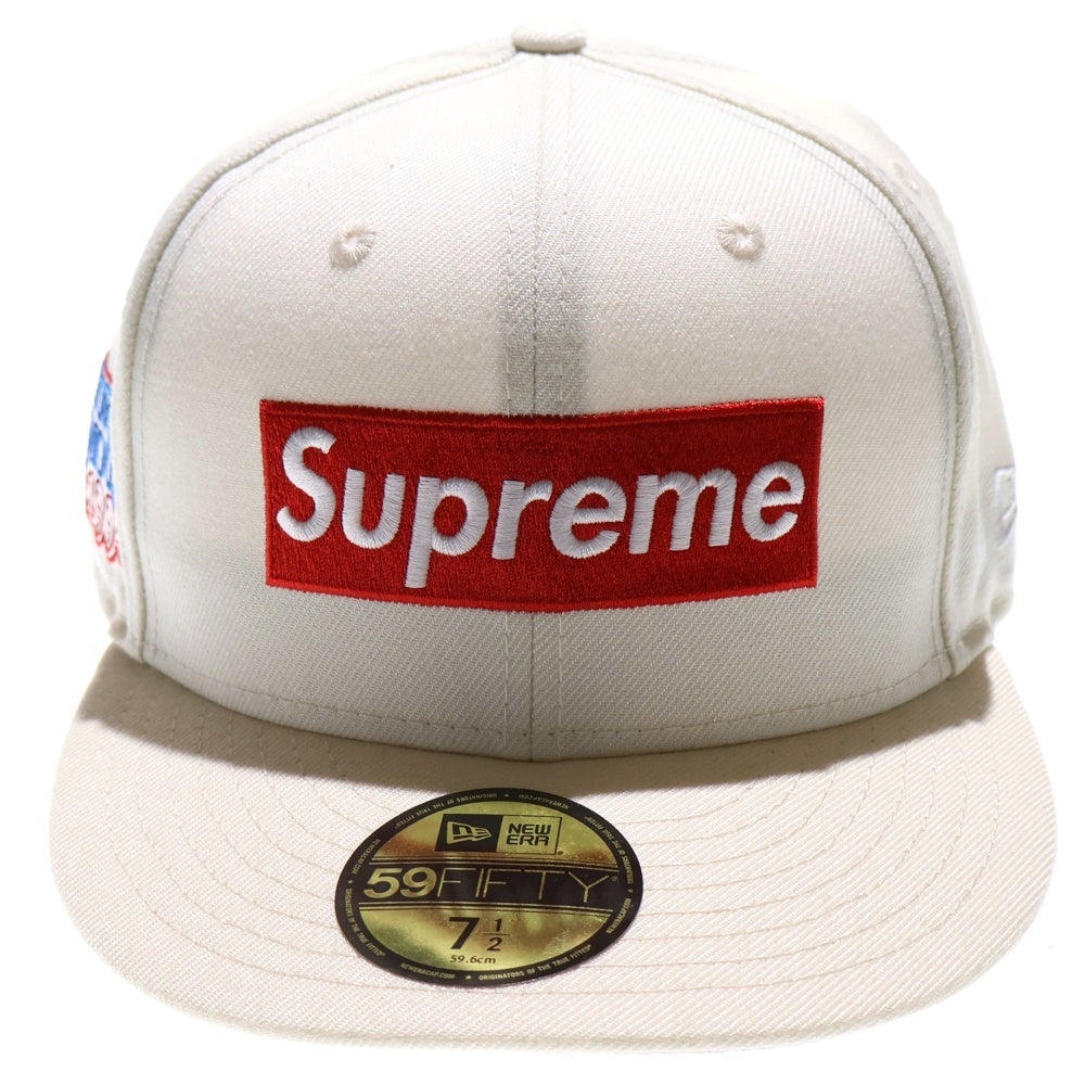 SUPREME(シュプリーム) 20AW × NEW ERA World Famous Box Logo ワールド フェイマス ボックスロゴ ベースボールキャップ 帽子 ホワイト