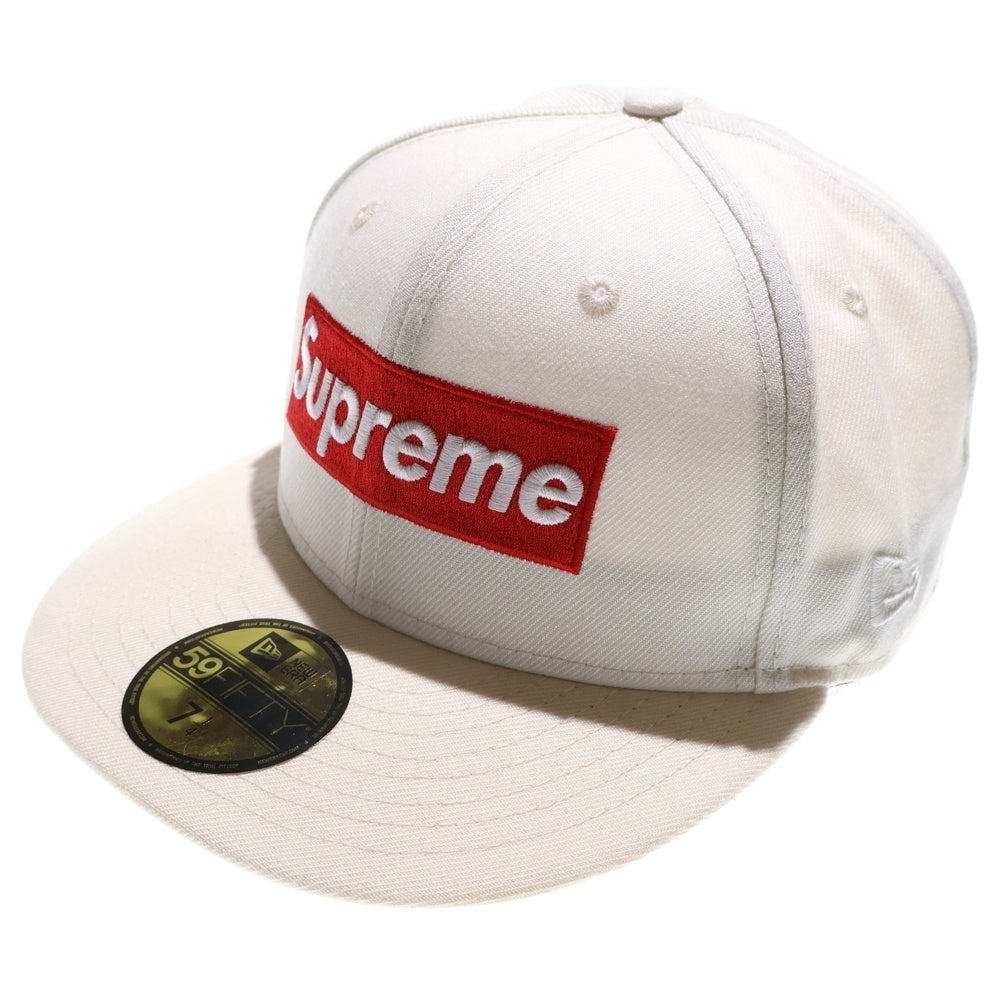 SUPREME(シュプリーム) 20AW × NEW ERA World Famous Box Logo ワールド フェイマス ボックスロゴ ベースボールキャップ 帽子 ホワイト