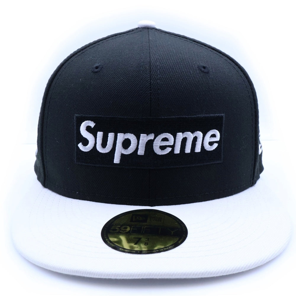 SUPREME(シュプリーム) 22SS × NEW ERA 2-Tone Box Logo ツートーン ボックスロゴ ベースボールキャップ 帽子 ブラック