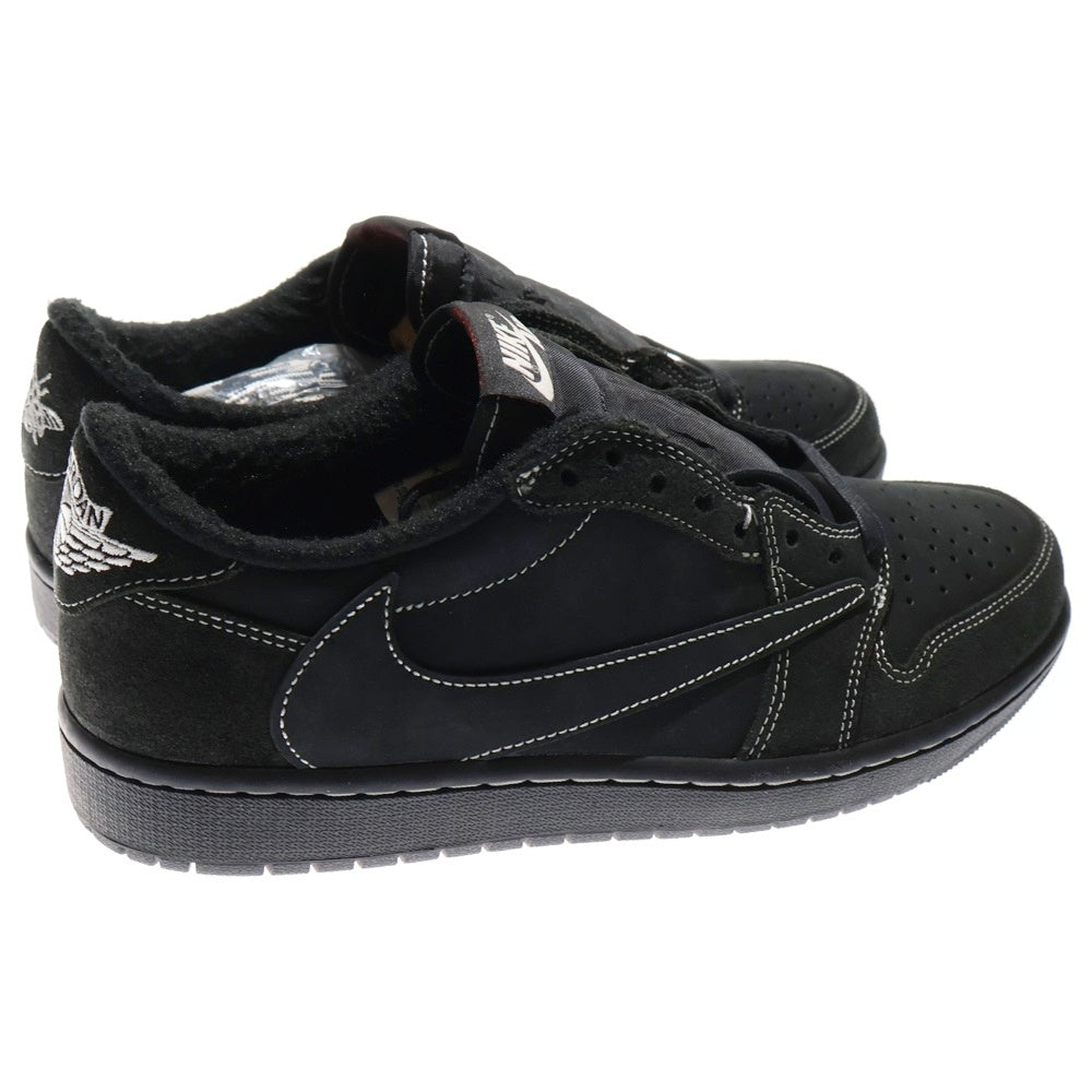 NIKE(ナイキ) ×TRAVIS SCOTT AIR JORDAN 1 LOW OG SP BLACK PHANTOM トラヴィススコット エアジョーダン1 ブラックファントム ローカットスニーカー US10/28cm DM7866-001