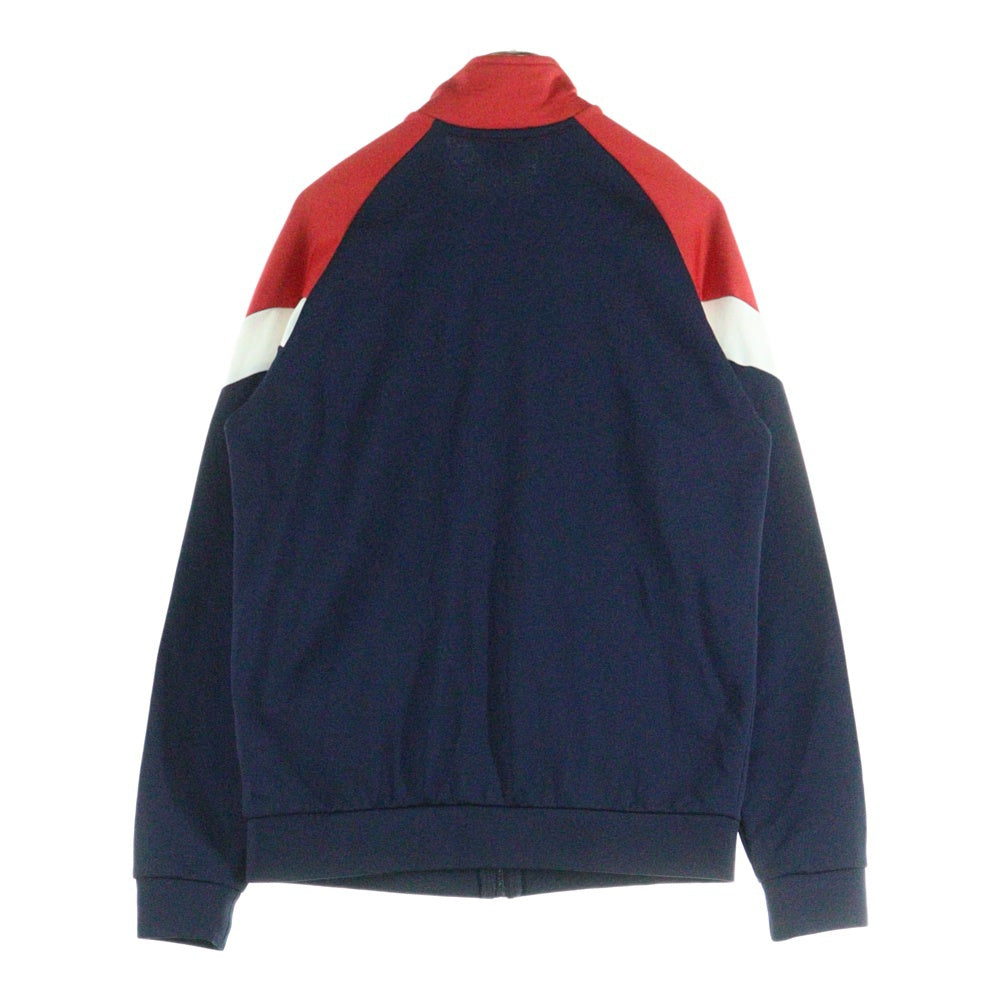 PUMA(プーマ) M MCS キャットロゴプリント ジップアップ トラックジャケット ネイビー/レッド 577607-06