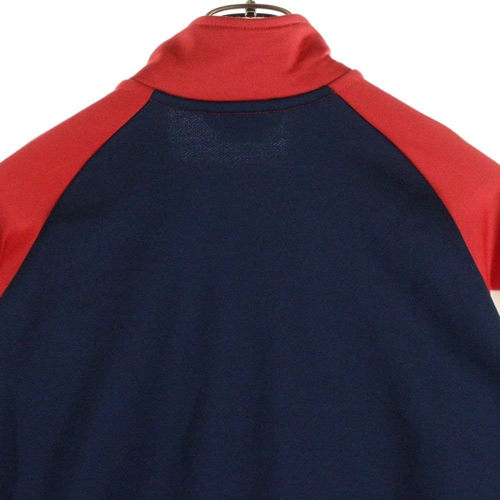PUMA(プーマ) M MCS キャットロゴプリント ジップアップ トラックジャケット ネイビー/レッド 577607-06