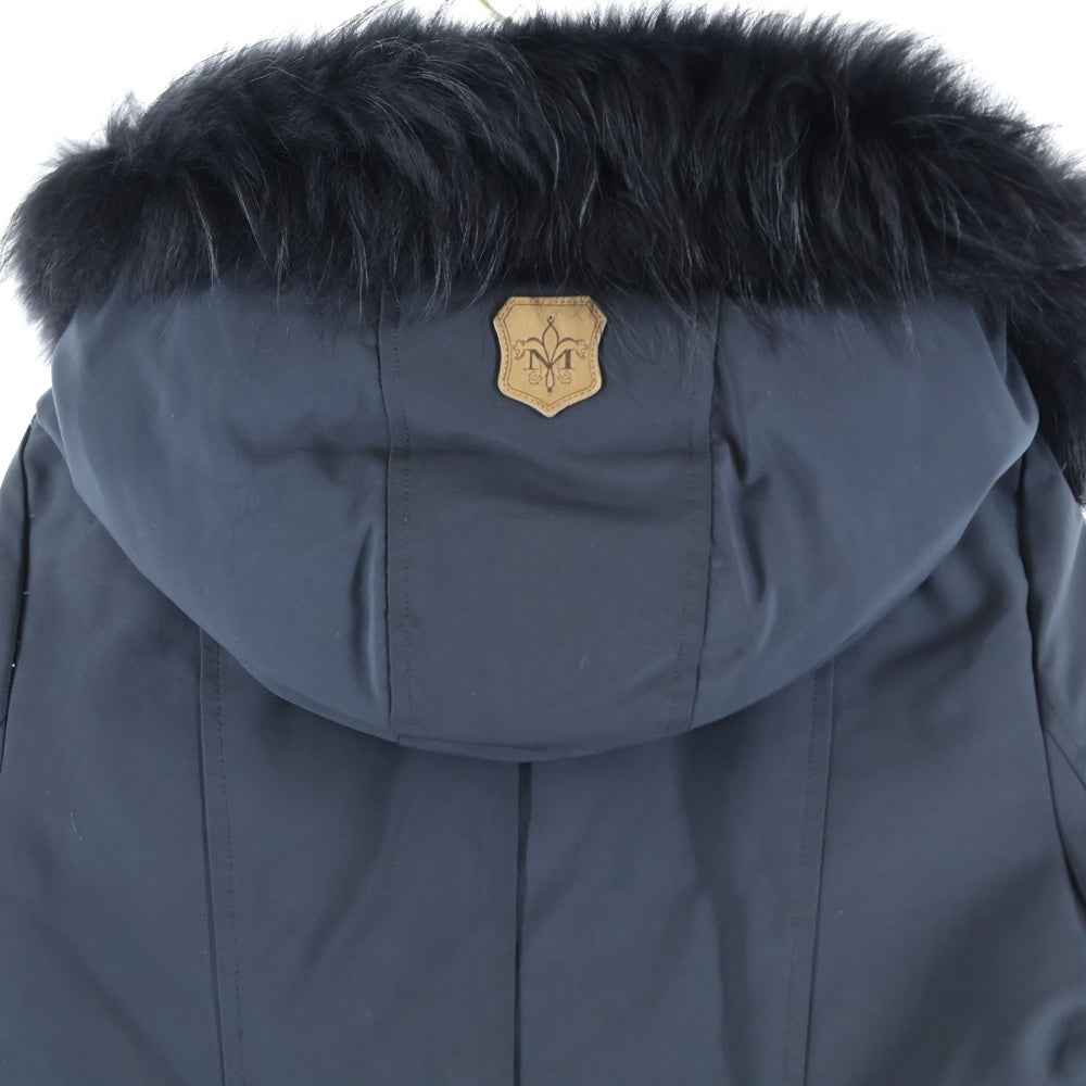 MACKAGE(マッカージュ) ADALI ラビットファー ダブルジップ ダウン コート レディース ブラック CLMKFW17-D60