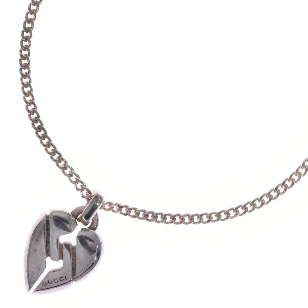 GUCCI(グッチ) ハートモチーフ シルバーペンダントネックレス シルバー レディース 313463 J8400 8106