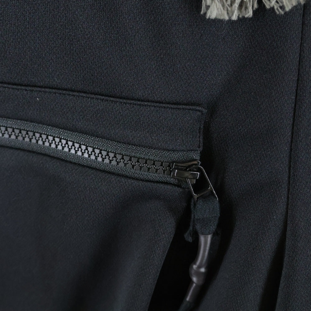 prasthana(プラスターナ) PRASTHANA プラスターナ 25SS TECH JERSEY COMBAT SHORTS-4HOLE 4ホール テック コンバット スウェット ショーツ ハーフパンツ ブラック P-2003001A