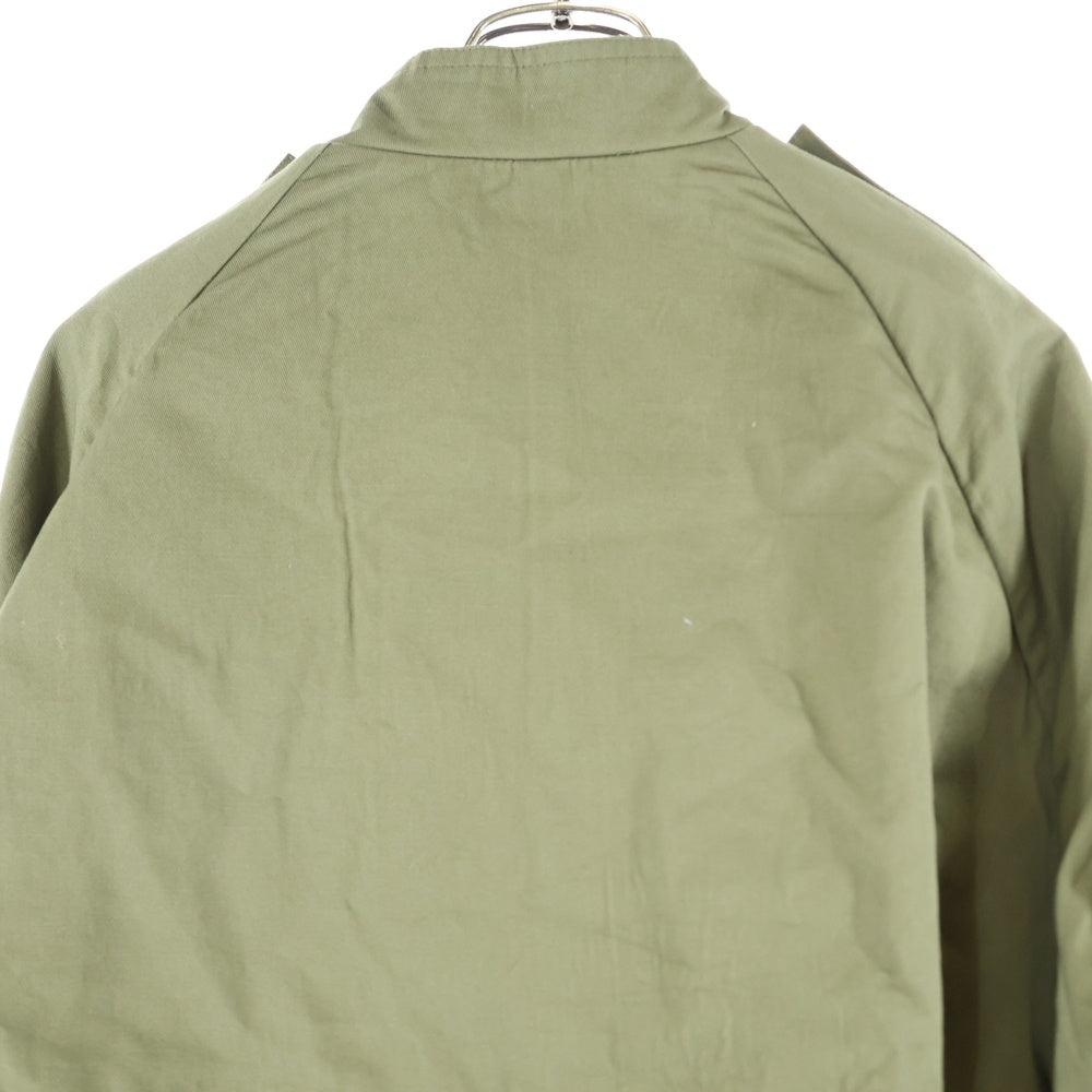 sneeuw(スニュウ) 24AW サイドライン 切り替え コットン リネン トレンチコート レディース グリーン SNW30-09