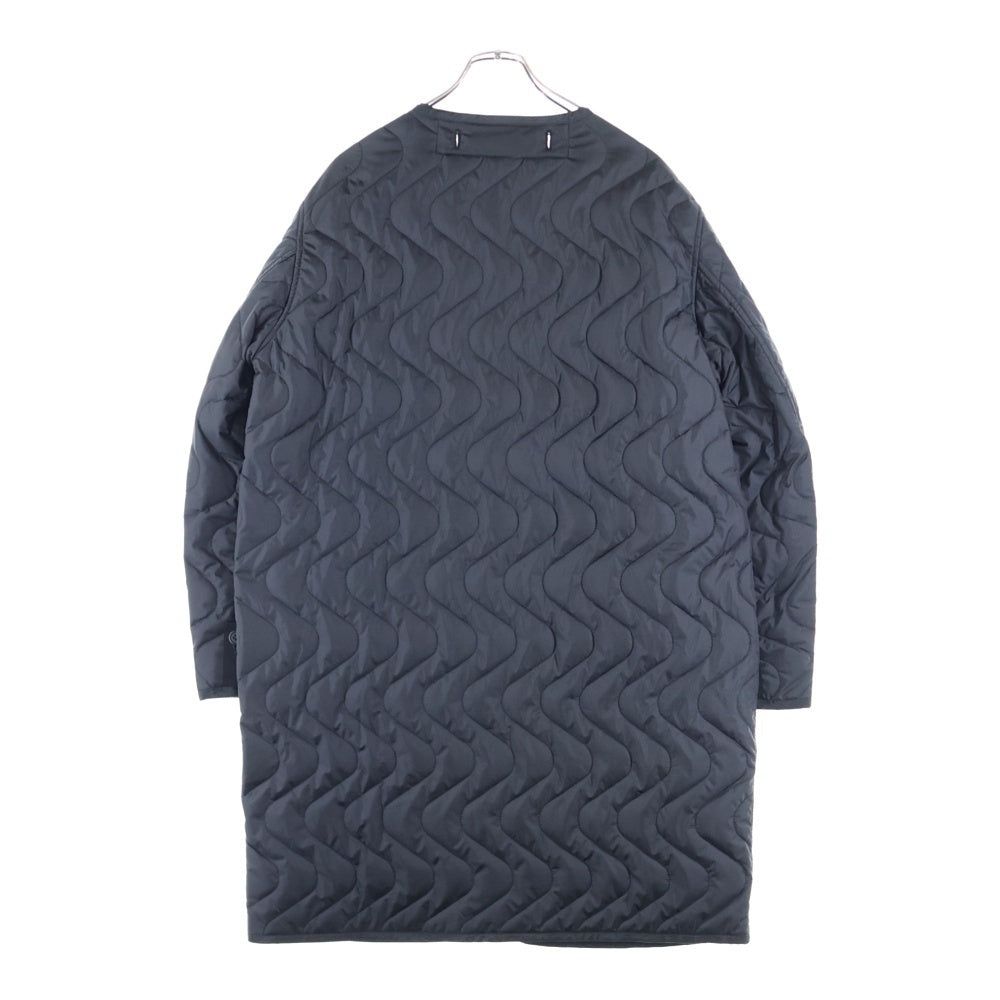 NO BRAND(ノーブランド) KAIKI 23AW ウェーブ キルティング ロング ライナー コート レディース ブラック KA232-QU