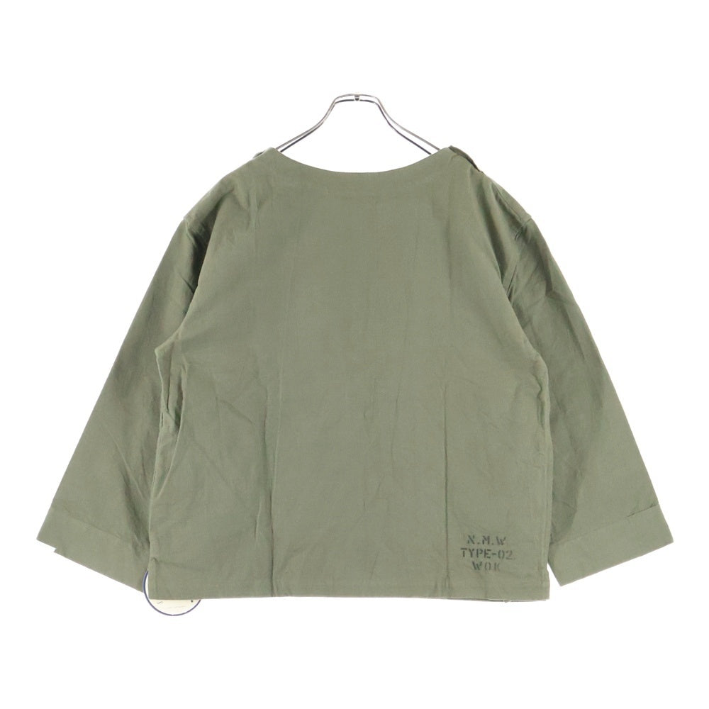 NOWHAW(ノウハウ) 17AW MILITARY WOK PAJAMA ミリタリー ワーク 長袖トップス ジョガー パンツ パジャマ セットアップ カーキ P-S180-H