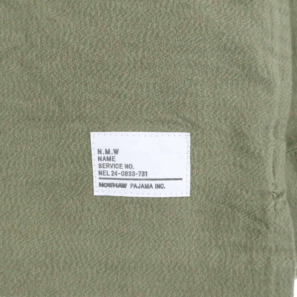 NOWHAW(ノウハウ) 17AW MILITARY WOK PAJAMA ミリタリー ワーク 長袖トップス ジョガー パンツ パジャマ セットアップ カーキ P-S180-H