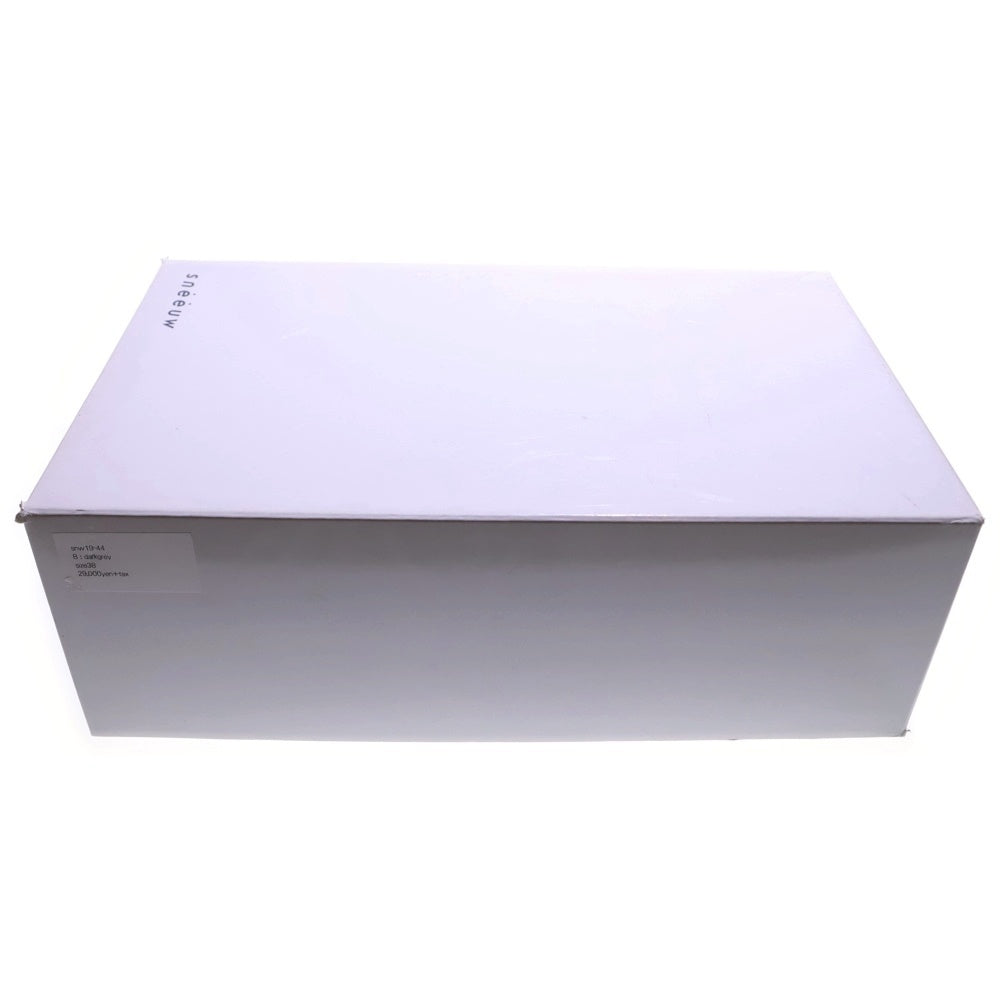 NO BRAND(ノーブランド) sneeuw スニュウ ×MUZINA ムジナ プレーントゥ レザー ブーティー レディース ベージュ