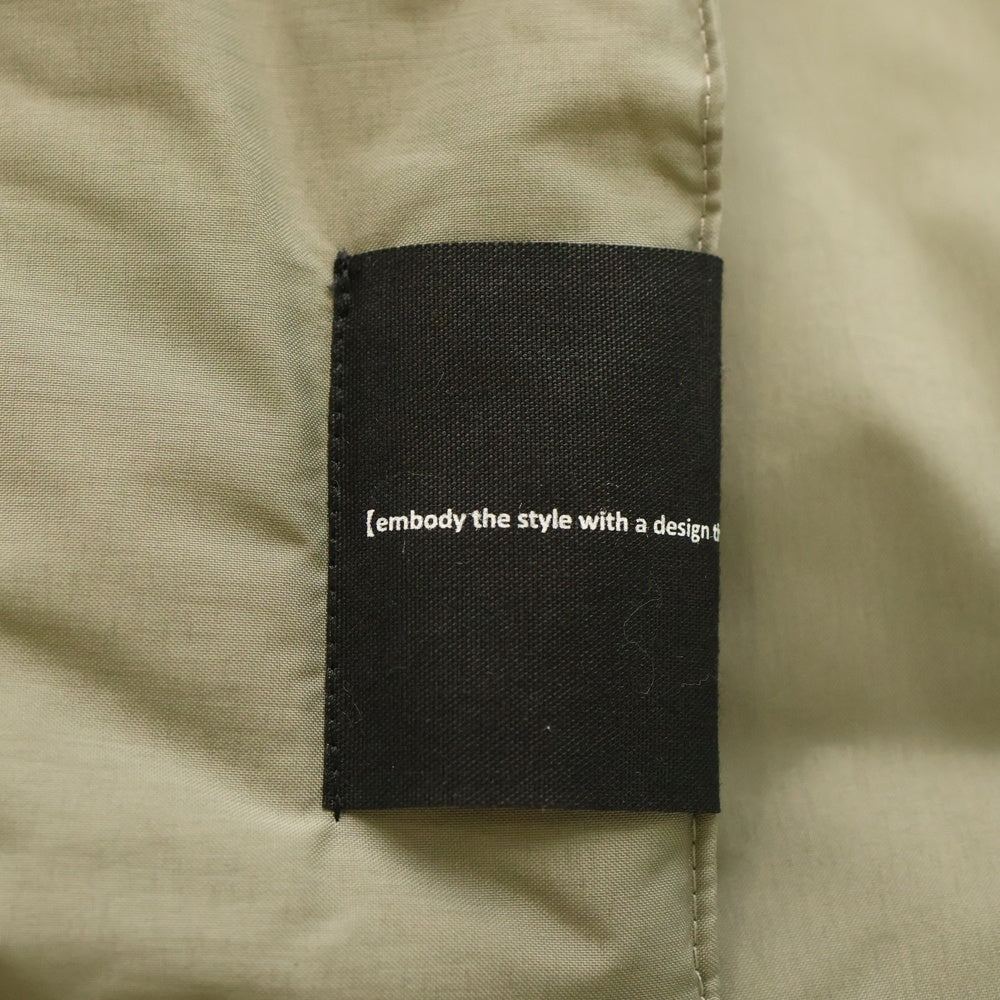 PRASTHANA(プラスターナ) 23AW PADDING SCARF パディング ナイロン テック スカーフ グレー P-1705003