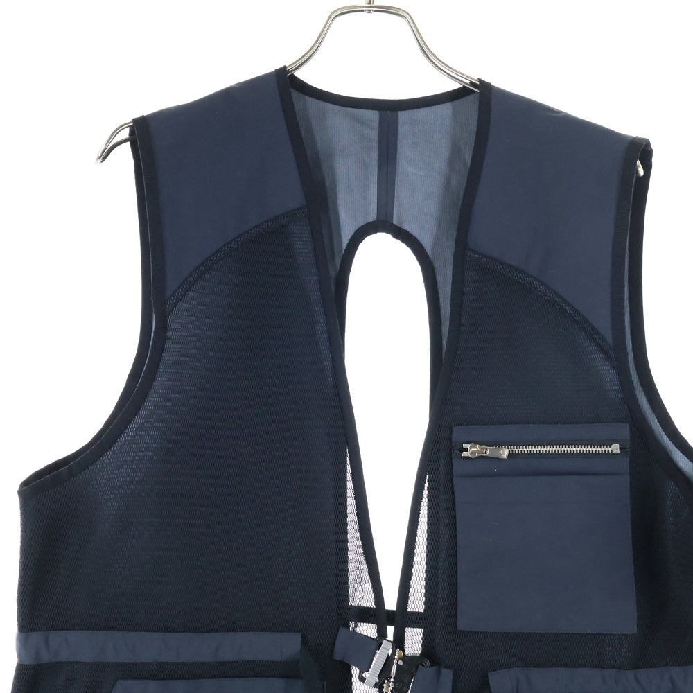 PRASTHANA(プラスターナ) 25SS 3L UTILITY BUCKLE VEST スリーエル ユーティリティ バックル メッシュ ベスト グレー P-2004003