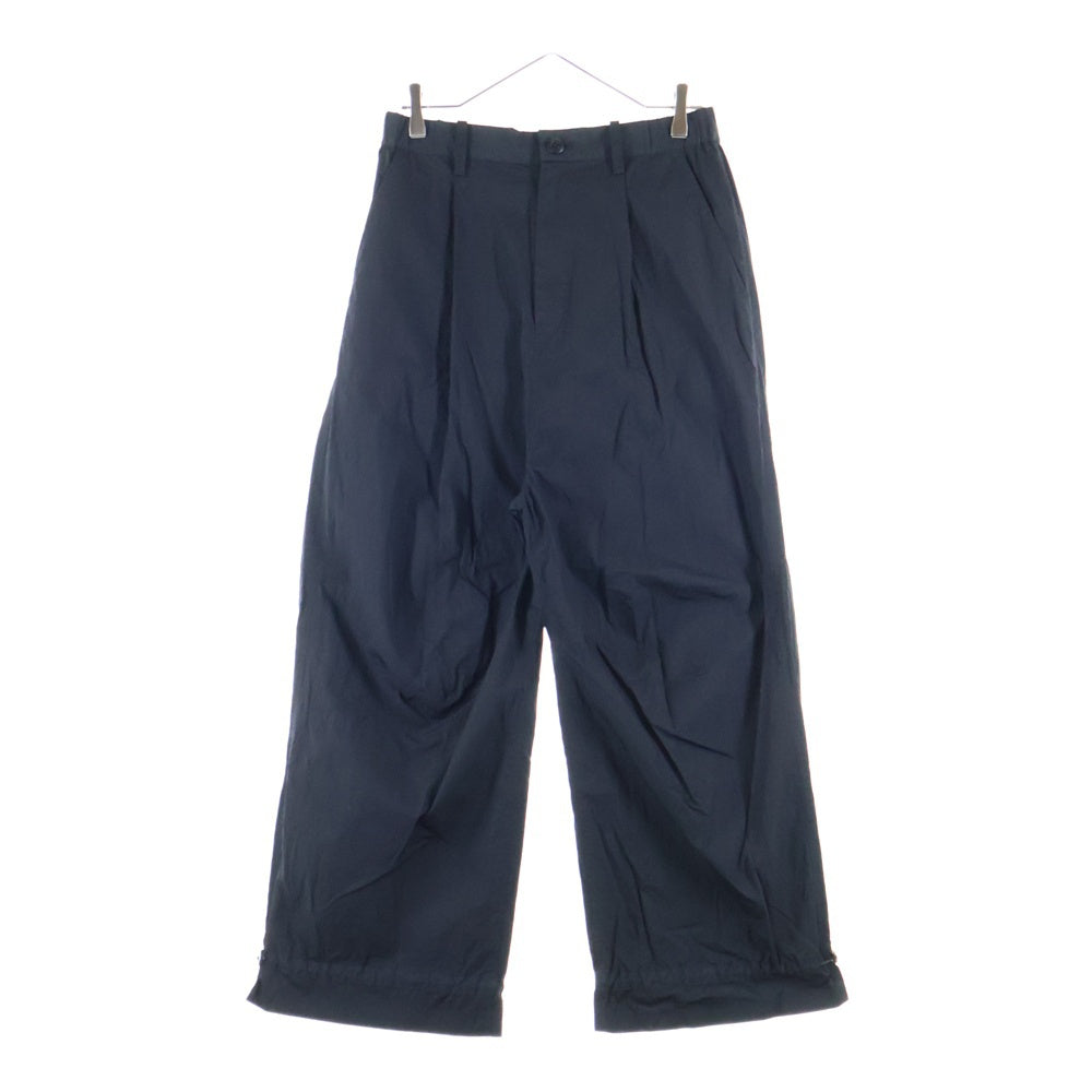 PRASTHANA(プラスターナ) 25SS PARACHUTE OVER TROUSERS OD ナイロン パラシュート ジョガーパンツ ブラック P-2003002