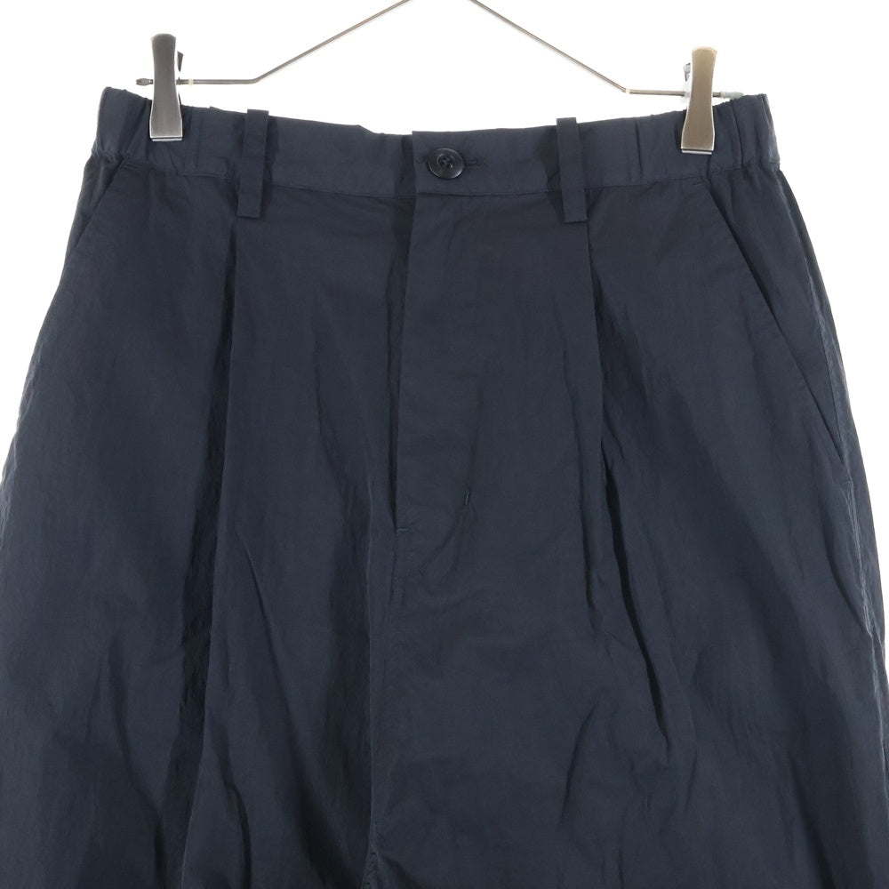 PRASTHANA(プラスターナ) 25SS PARACHUTE OVER TROUSERS OD ナイロン パラシュート ジョガーパンツ ブラック P-2003002