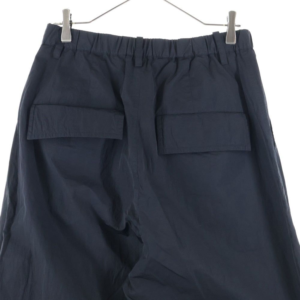 PRASTHANA(プラスターナ) 25SS PARACHUTE OVER TROUSERS OD ナイロン パラシュート ジョガーパンツ ブラック P-2003002