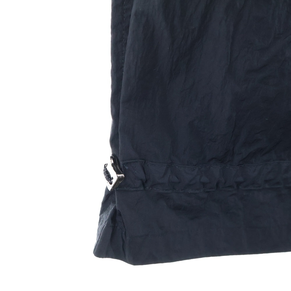 PRASTHANA(プラスターナ) 25SS PARACHUTE OVER TROUSERS OD ナイロン パラシュート ジョガーパンツ ブラック P-2003002