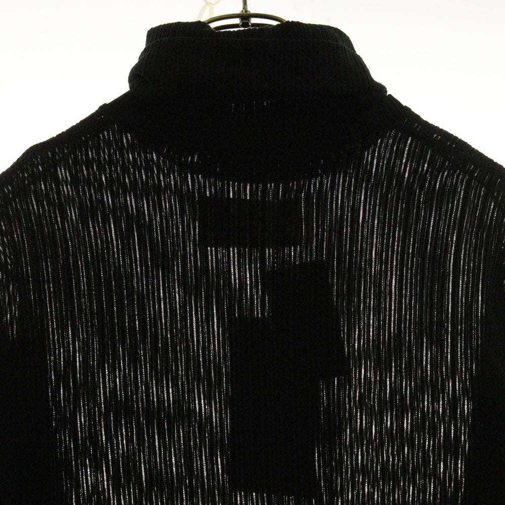 PRASTHANA(プラスターナ) 24AW BASE LAYER TURTLE NECK ベース レイヤー タートルネック 長袖Tシャツ カットソー ブラック P-1902001B