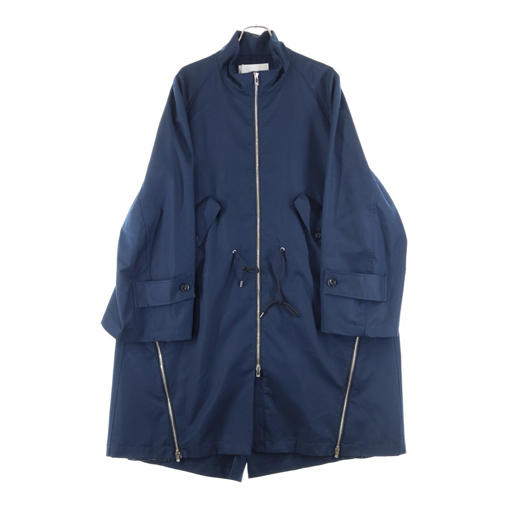 prasthana(プラスターナ) PRASTHANA プラスターナ 23SS LC2-EXPANSION FIELD COAT エキスパンション サイドジップ ラグランスリーブ ロング フィールド コート ネイビー P-1604001A