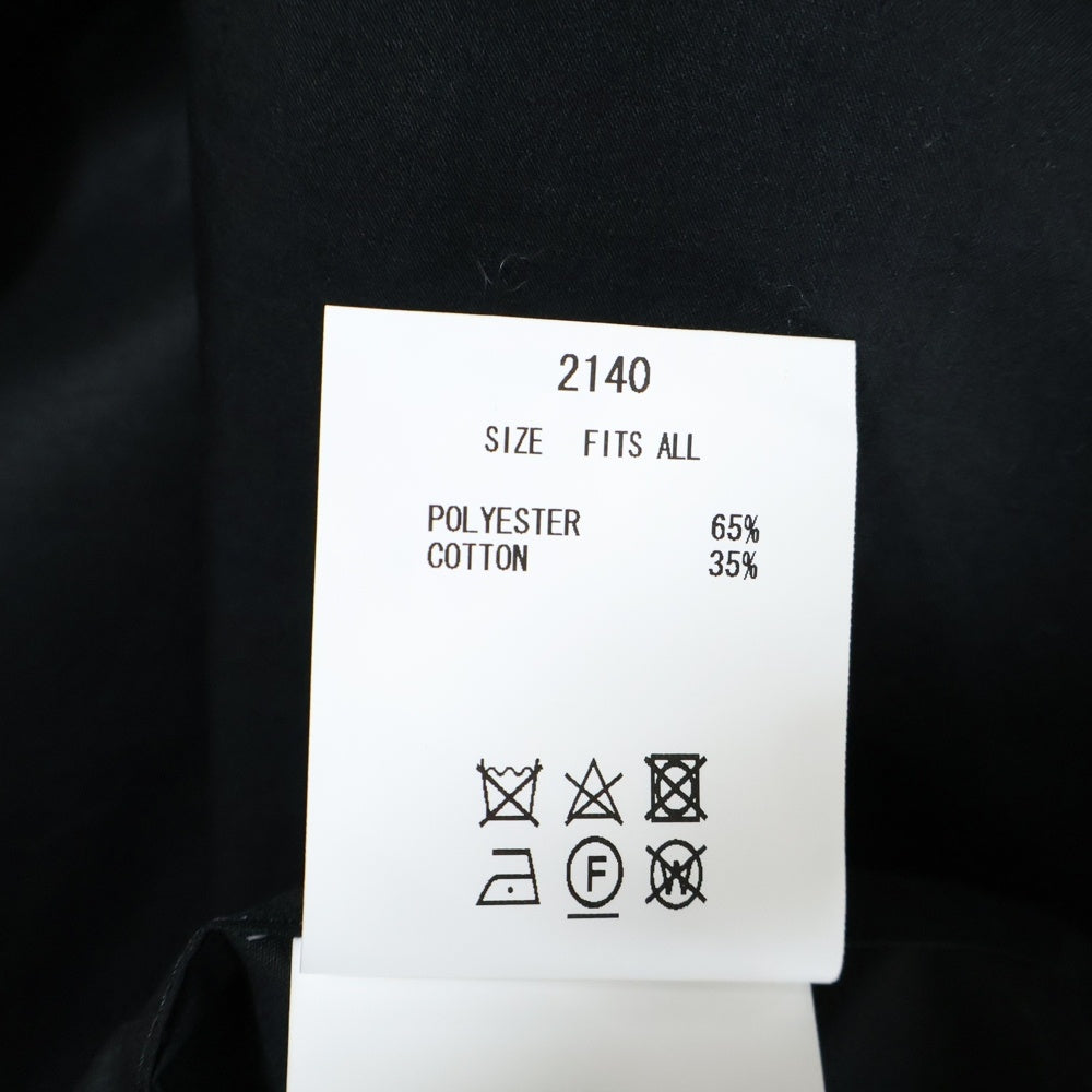 JUVENILE HALL ROLL CALL(ジュヴェナイルホールロールコール) 24AW EMB SKPR TYP SHIRTS スリーブ エンブロイダリー スキッパー ロング 長袖シャツ ブラック 2140