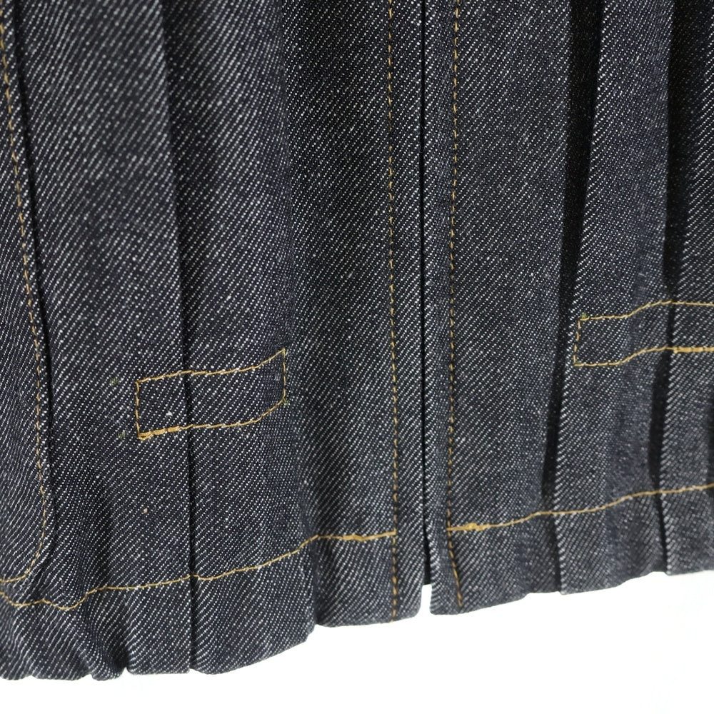 JUVENILE HALL ROLL CALL(ジュヴェナイルホールロールコール) 24SS VMS DNM TRACKER スリーブ エンブロイダリー デニム トラッカージャケット ポンチョ グレー 1993