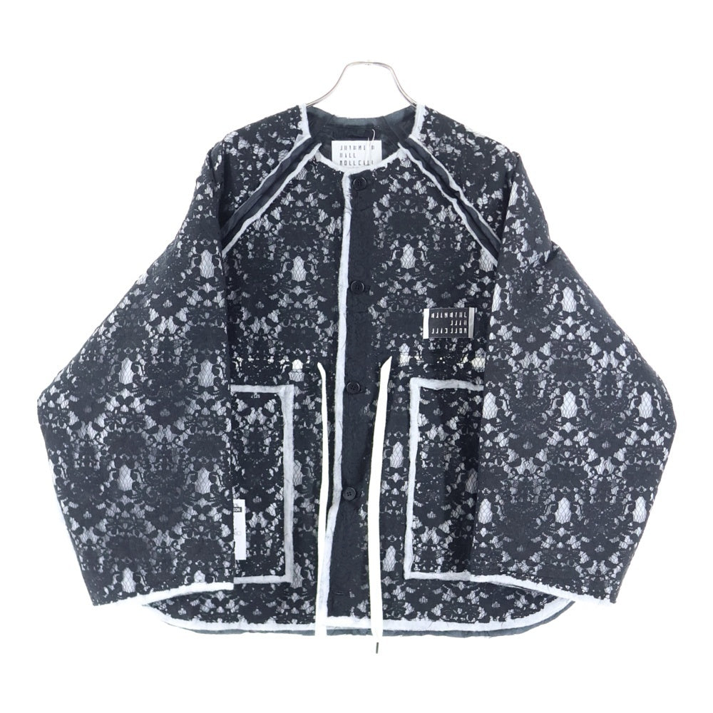 JUVENILE HALL ROLL CALL(ジュヴェナイルホールロールコール) 24AW CMP BKL LINER JACKET レース エンブロイダリー ライナー ジャケット ブラック 2130