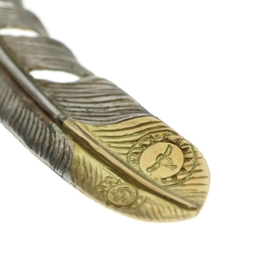 TADY & KING(タディアンドキング) 特大SVフェザー 剣先K18 左向き シルバー/ゴールド