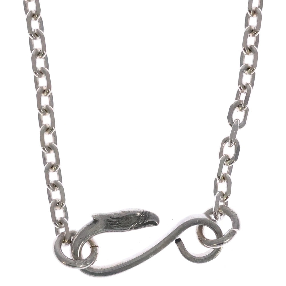 goro's(ゴローズ) イーグルフック細角チェーンネックレス シルバー