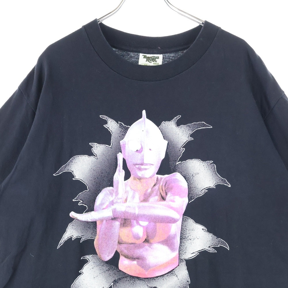 VINTAGE(ヴィンテージ) 90S VITNAGE ULTRAMAN TEE ヴィンテージ ウルトラマン スペシウム光線 TENESEE RIVERタグ フロントプリントTシャツ 半袖クルーネックカットソー ブラック