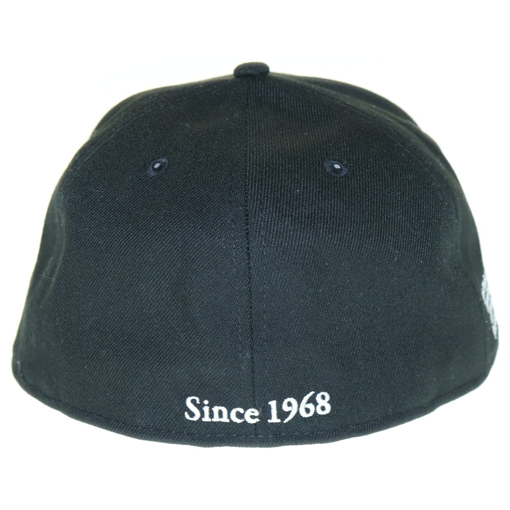 NEW ERA(ニューエラ) NEW YORK MAGAZINE 6PANEL CAP ニューヨークマガジン刺繍 6パネルキャップ 帽子 ブラック